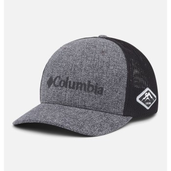 Columbia Mesh Ball, Gorras Grises Oscuro Negros Para Mujer | 301275-WIR